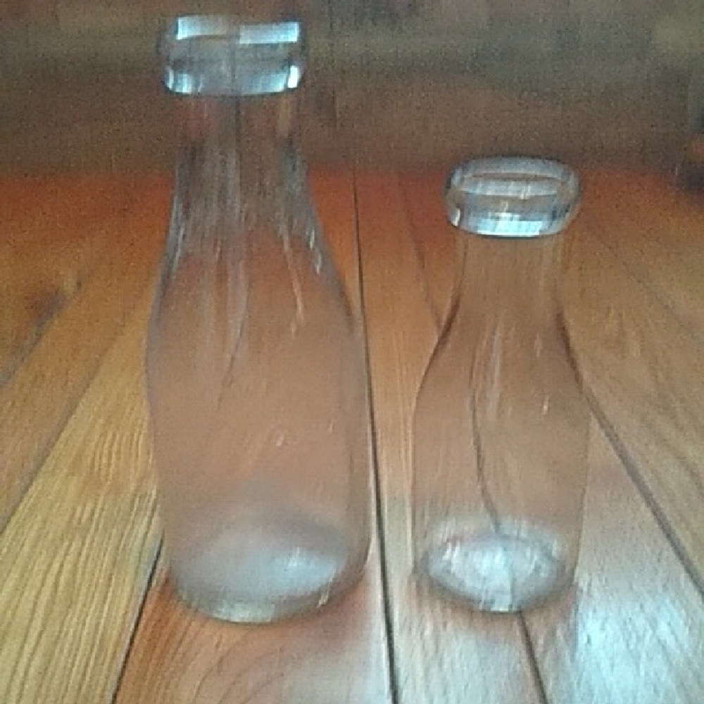 Old Milk Bottles.